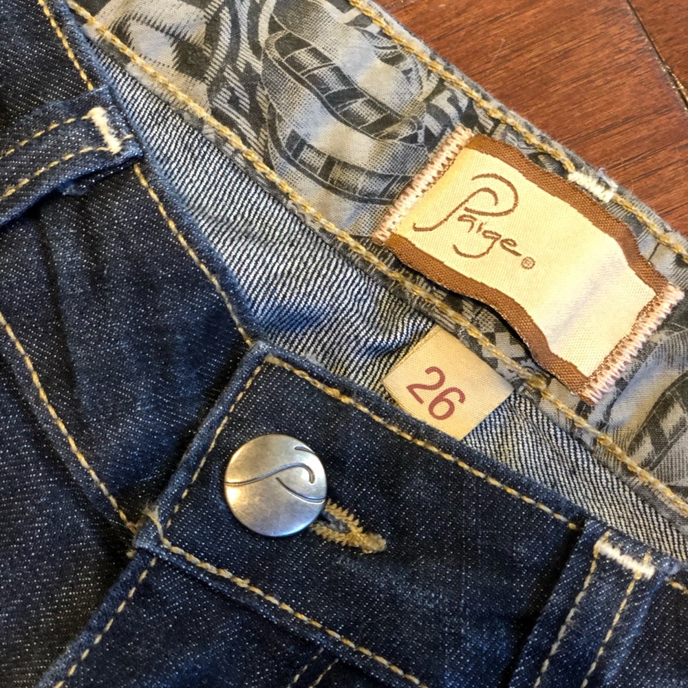Paige jeans Size 26 Dark Wash Boot Cut Never Worn
